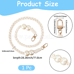 1Pc Imitation Leather Braided Bag Straps&nbsp;PURS-CL0001-50B