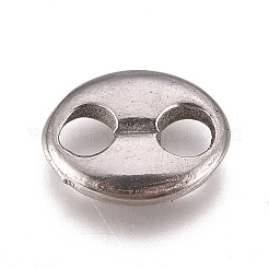 Non-Tarnish 304 Stainless Steel Oval Links Connectors&nbsp;STAS-L247-008P