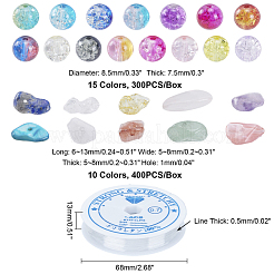 2 Sets 2 Style Natural & Synthetic Gemstone & Shell Beads&nbsp;DIY-GA0002-26