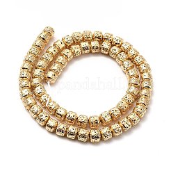Electroplated Natural Lava Rock Beads Strands&nbsp;G-G984-10KCG