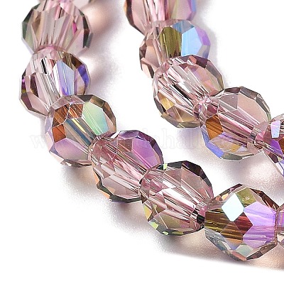 Electroplate Glass Beads Strands&nbsp;GLAA-A014-02C-1