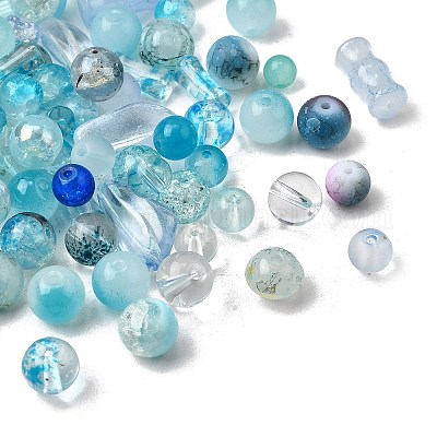 Transparent Glass Beads&nbsp;DGLA-C005-01F-1