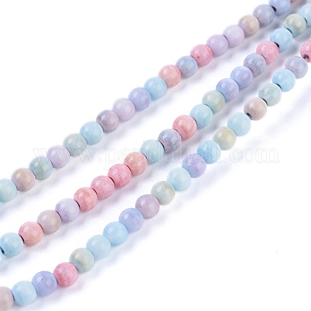 Natural Rainbow Alashan Agate Beads Strands G-G806-04-4mm-1
