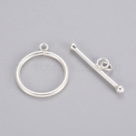 925 Sterling Silver Toggle Clasps STER-L057-001S-1