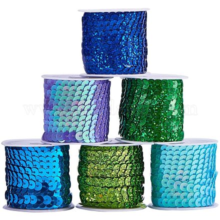 Eco-Friendly Plastic Paillette Beads PVC-PH0001-03-1