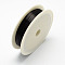 Round Iron Wire, Black, 26 Gauge, 0.4mm, about 39.37 Feet(12m)/roll, 10 rolls/set