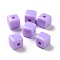 Opaque Acrylic Beads, Cube, Lilac, 12.2x12.2x12.2mm, Hole: 3.7mm, about 288pcs/500g
