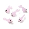 Handmade Lampwork Beads, Goldfish, Pink, 25~35x15.5x16mm, Hole: 1.7mm