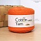 Cotton Yarn, for DIY Crochet Crafts, Orange, 2.5~3mm
