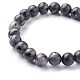Natural Larvikite Beads Stretch Bracelets&nbsp;BJEW-F380-01-B14-2