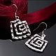 Screw Shape Brass Dangle Earrings&nbsp;EJEW-BB11986-4