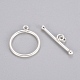 925 Sterling Silver Toggle Clasps&nbsp;STER-L057-001S-1