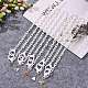 Mixed Shapes Christmas Theme Personalized Acrylic Cable Chain Necklaces&nbsp;NJEW-JN03403-6