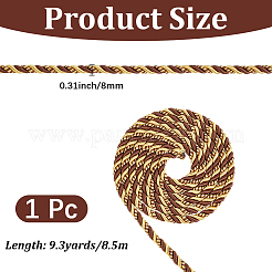 8.5M Polyester Braided Cord for Jewelry Making&nbsp;OCOR-CY0003-34A