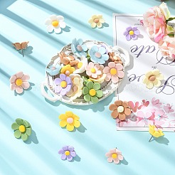 Flower Iron Push Pins&nbsp;AJEW-CJZ0001-01