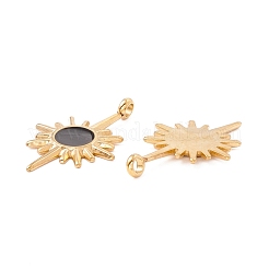 PVD Vacuum Plating 304 Stainless Steel Enamel Pendants&nbsp;STAS-G255-06G