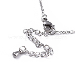 304 Stainless Steel Cable Chain Necklaces&nbsp;NJEW-I236-04P