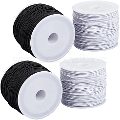 4Rolls 2 Colors Elastic Cords&nbsp;EC-PA0001-02B