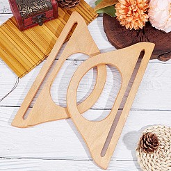 D-shape Wooden Bag Handles&nbsp;FIND-WH0135-77A