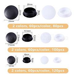300Pcs 6 Styles PP Hole Plugs&nbsp;AJEW-FH0007-01