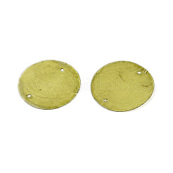 Spray Painted Natural Capiz Shell Disc Links Connector Charms&nbsp;SSHEL-T017-32C