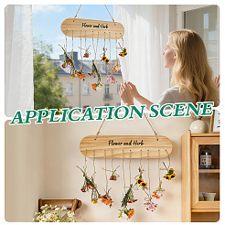 1 Bag Oval Pine Wood Herb Drying Rack&nbsp;ODIS-PH0036-14
