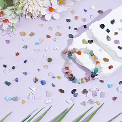 24 Styles Natural & Synthetic Mixed Gemstone Chip Beads&nbsp;G-PA0001-98