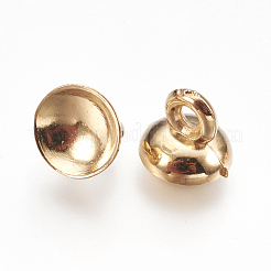 Plastic Bead Cap Pendant Bails&nbsp;KY-I003-02LG