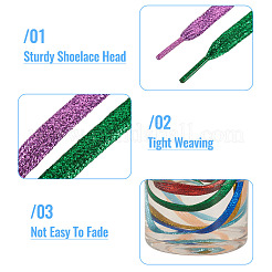13Pairs 13 Colors Polyester Cord Shoelace&nbsp;AJEW-TA0002-71