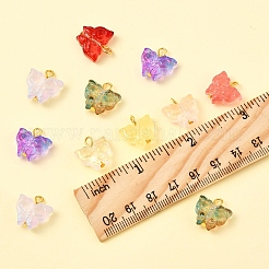 50Pcs Glass Pendants&nbsp;PALLOY-FS00015