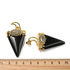Natural Obsidian Big Pendants&nbsp;G-F639-06E-G