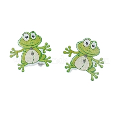 2-hole Painted Wooden Buttons&nbsp;SENE-PW0002-026