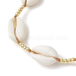 Summer Beach Shell Braided Bead Adjustable Bracelets for Women Men&nbsp;BJEW-JB10375