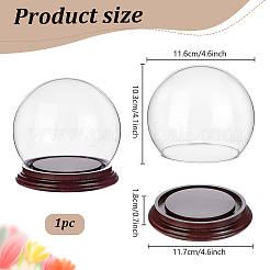 Glass Dome Cover&nbsp;ODIS-WH0078-40