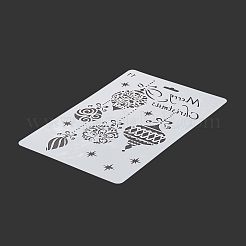 Creative Christmas Plastic Drawing Stencil&nbsp;DIY-L007-11