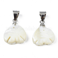 Natural Trochid Shell/Trochus Pendants&nbsp;SSHEL-N027-125