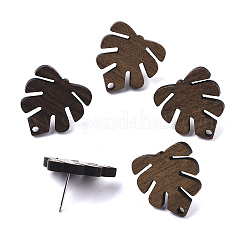 Tropical Theme  Stud Earring Findings&nbsp;MAK-CJ0001-15