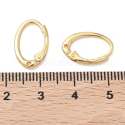 SHEGRACE Brass Leverback Earring Findings&nbsp;XGR0070G-73G