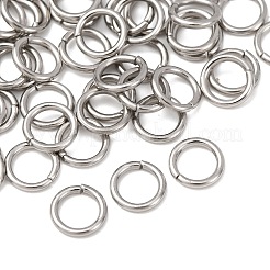 Tarnish Resistant 304 Stainless Steel Open Jump Rings&nbsp;STAS-Q186-02-8x1.2mm