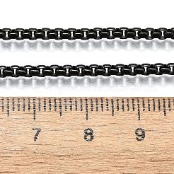 304 Stainless Steel Box Chain Necklaces&nbsp;X-NJEW-P244-01B