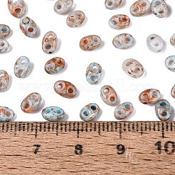 Picasso Glass Seed Beads&nbsp;GL-N001-02F