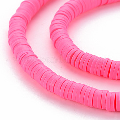 Handmade Polymer Clay Bead Strands&nbsp;CLAY-T002-6mm-48