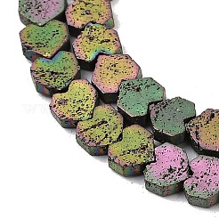 Electroplated Natural Lava Rock Beads Strands&nbsp;G-K388-04A-01