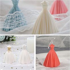 Wedding Dress Food Grade Silicone Molds Kits&nbsp;DIY-OC0003-20