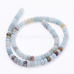Natural Flower Amazonite Beads Strands&nbsp;G-F520-16