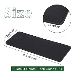 4Pcs 4 Colors Rectangle Felt Bag Bottom&nbsp;FIND-PH0005-80