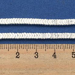 Electroplated Synthetic Non-Magnetic Hematite Beads Strands&nbsp;G-I360-W01-04