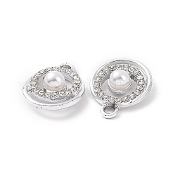 Alloy Crystal Rhinestone Pendants&nbsp;ALRI-H004-16P