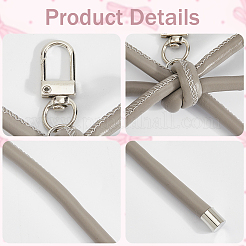 4Pcs 4 Colors Pu Leather Pendant Decorations&nbsp;KEYC-CL0001-13A