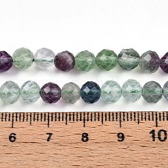 Natural Fluorite Beads Strands&nbsp;G-S345-6mm-31
